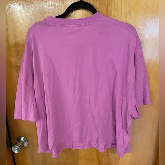 NWT Fabletics Cotton Boxy Tee - Picture 4 of 5